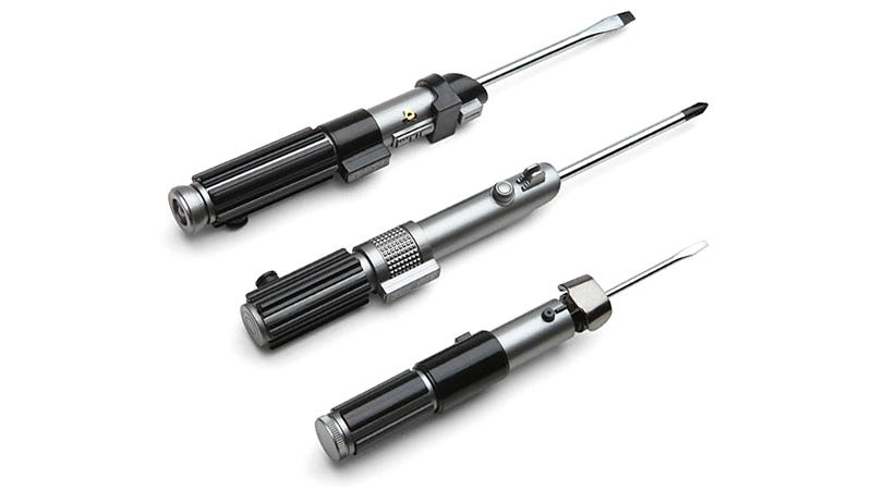 Illustration for article titled You Don't Need a Droid When You've Got Lightsaber Screwdrivers in Your Toolbox