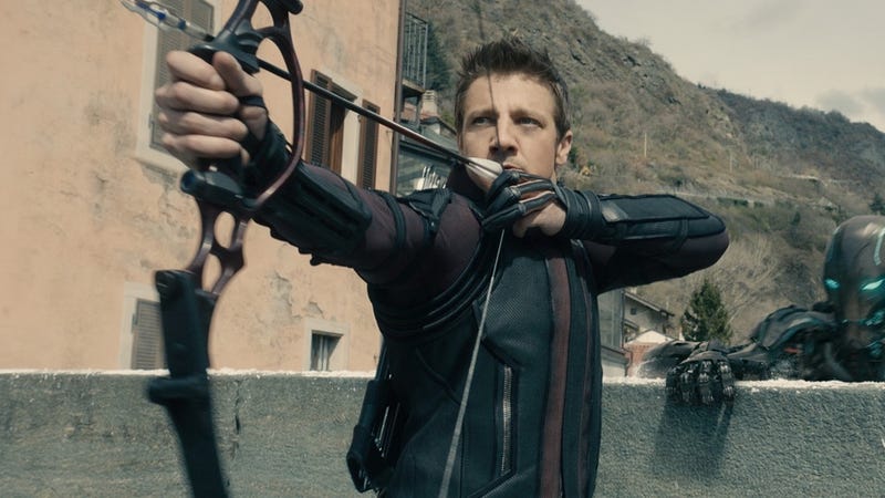 Jeremy Renner as Hawkeye.
