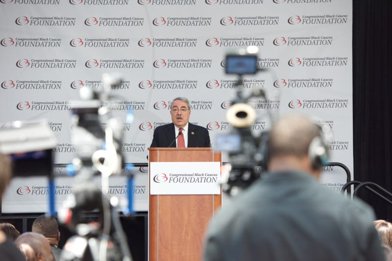 CBC Chairman G.K. Butterfield attends the 45th Annual Legislative Press Conference at Walter E. Washington Convention Center in Washington, D.C., on Sept. 16, 2015.Earl Gibson III/Getty Images