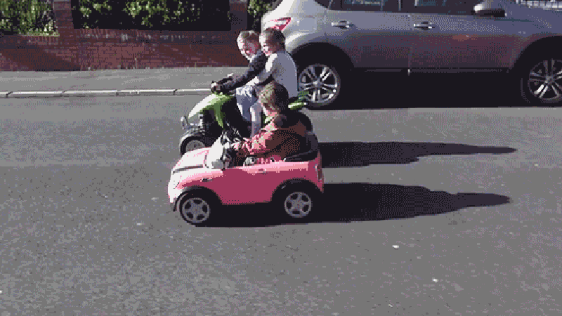 Awesome Dad Upgrades A Power Wheels With High Speed