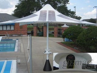 Illustration for article titled Powerbrella to Bridge the Gap Between Nerds and Sunlight