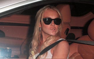 Illustration for article titled Lindsay Gets Stopped By Cops On Late Night Drive
