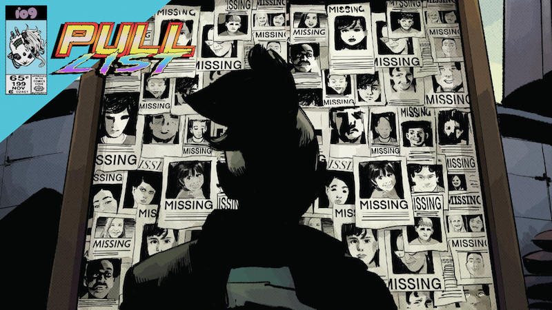 A woman realizing what all of the recent disappearances of children must mean.