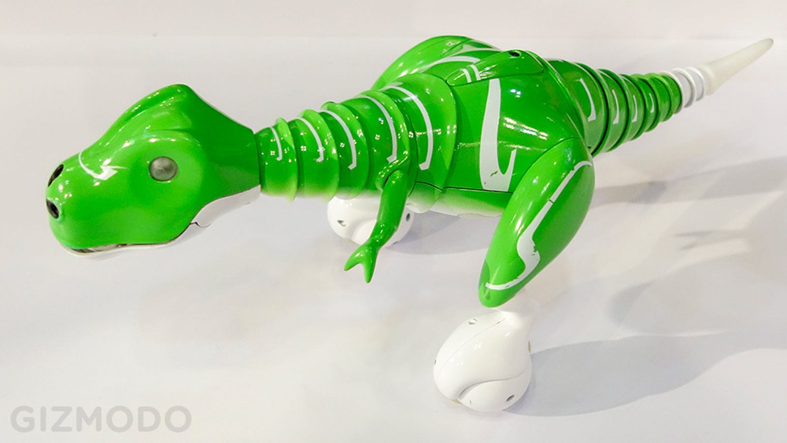 This Rc Dino Balances On Two Rolling Feet Like A