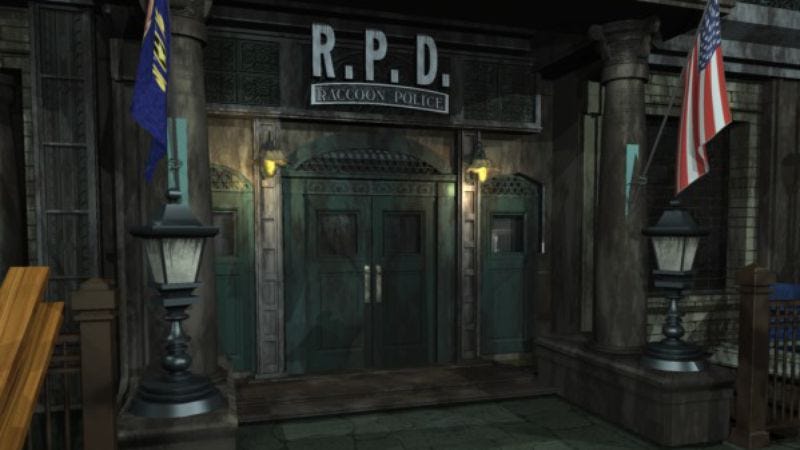 resident evil 2 remake police station map