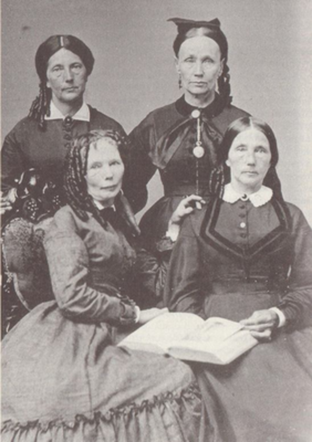 Delia Ann Webster (front, left) and family (Northern Kentucky Views)