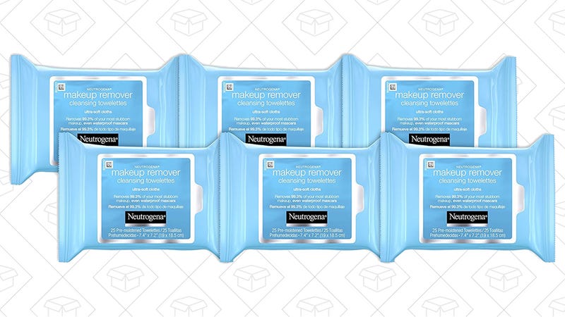 Neutrogena Makeup Remover Cleansing Wipes (Pack of 6), $18 with coupon