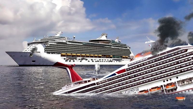 carnival cruise ship sank