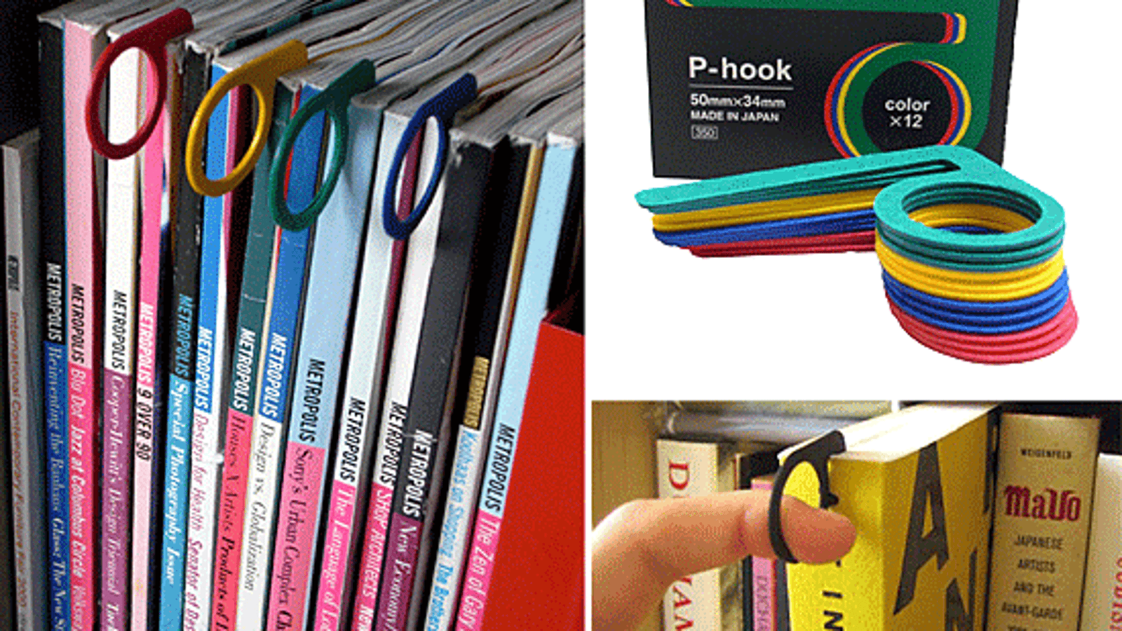 P-Hook Bookmark Gives You Something To Grab