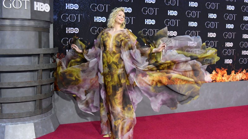 Illustration for article titled Winter might be here, but Gwendoline Christie's Game Of Thrones premiere look is absolute fire
