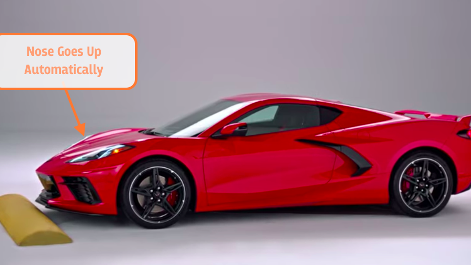 The 2020 Corvette Uses GPS and Hydraulics to Automatically Lift the Car Over Speed Bumps