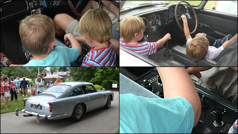 Illustration for article titled Kids Have Fun in $4.2M James Bond Aston Martin