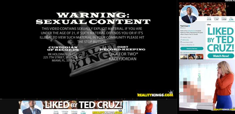 Screenshot: Pornhub.com