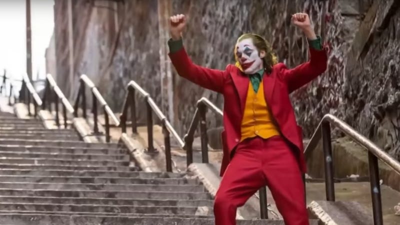 Illustration for article titled That dastardly Joker is now dancing on anything but those stairs