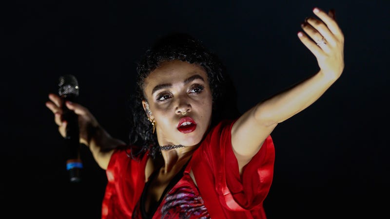 FKA Twigs performs at Lollapalooza music festival in 2015.