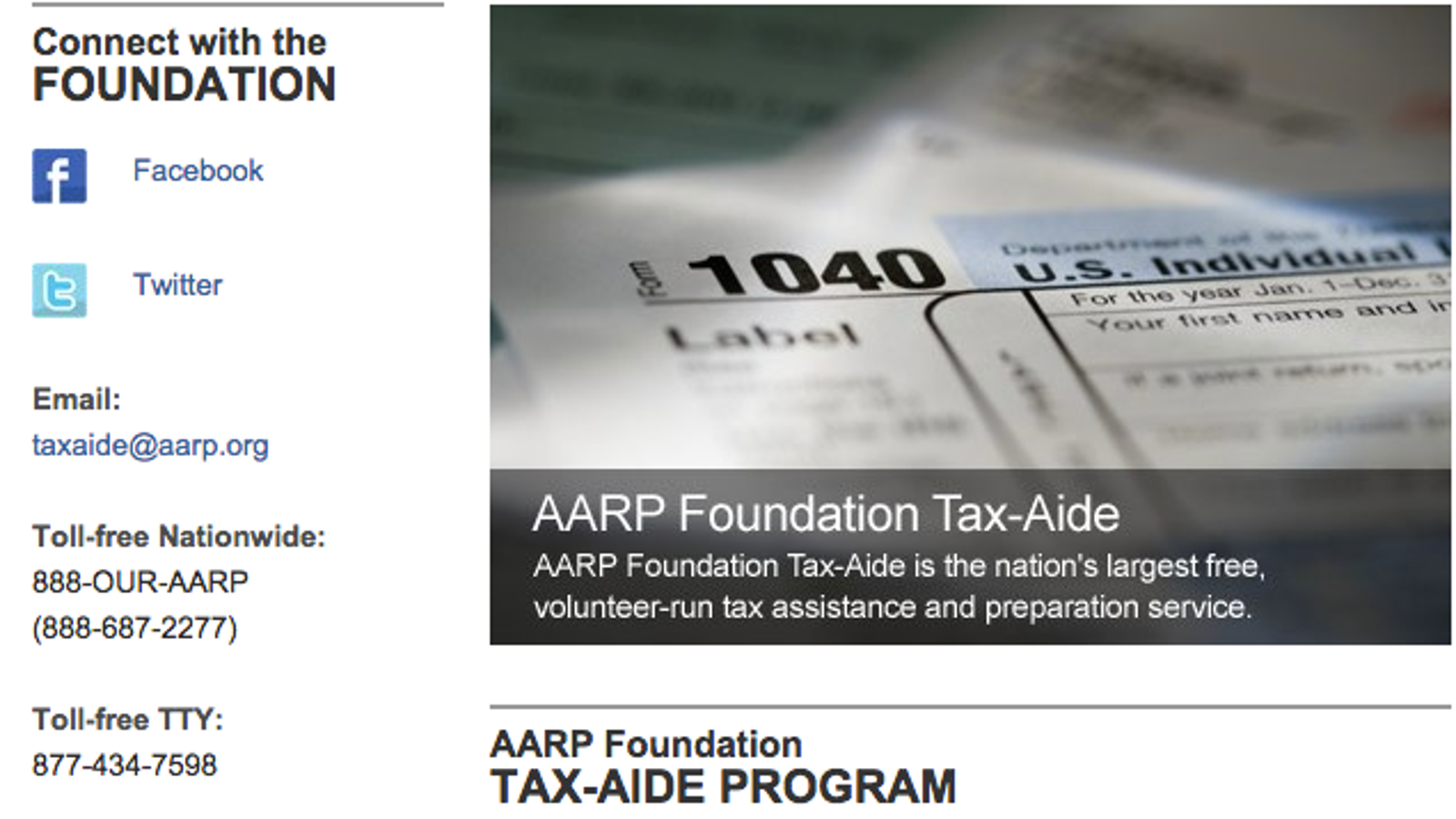 Aarp Free Tax Preparation For Seniors Near Me Tax Walls