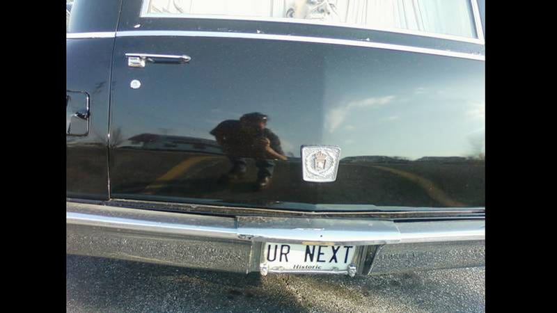 Illustration for article titled Hearse Vanity License Plate Says Your Time Is Up