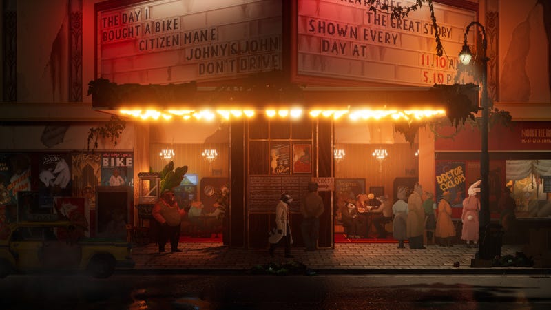 Illustration for article titled Developer’s Close Call With Raccoons Somehow Inspired Noir Detective Game