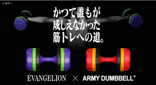 Illustration for article titled There Are Official Evangelion Dumbbells and Nothing Makes Sense Anymore