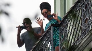 Jay-Z and Beyoncé in Cuba (STR/Getty Images)