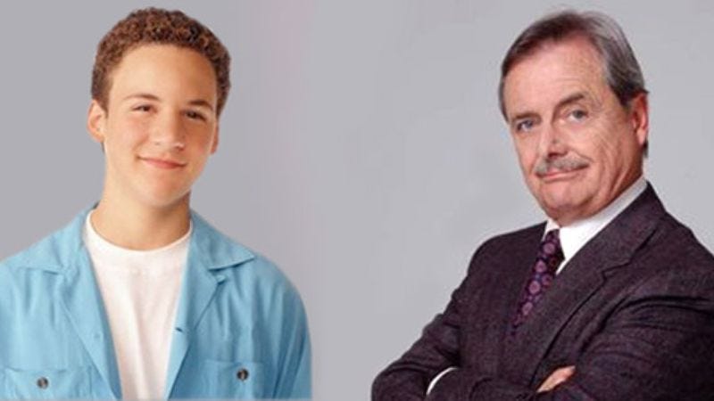Illustration for article titled Cory Matthews, Mr. Feeny Share Joyous Moment Following Phillies World Series Victory
