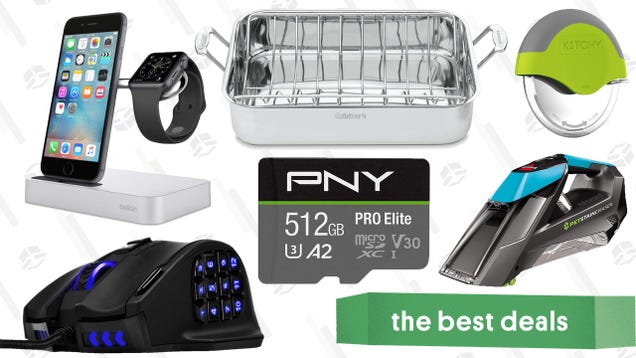 Saturday's Best Deals: Flash Storage, Tech Grab Bag, Pizza Wheel, and More