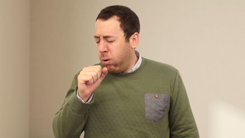Illustration for article titled Man Had No Idea Cough Was Going To Be Wet One