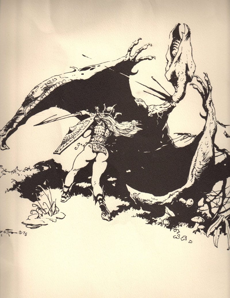 Frank Frazetta S Lord Of The Rings Illustrations Brought