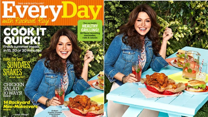 Illustration for article titled WTF Is Happening On This Month's Every Day With Rachael Ray Cover?