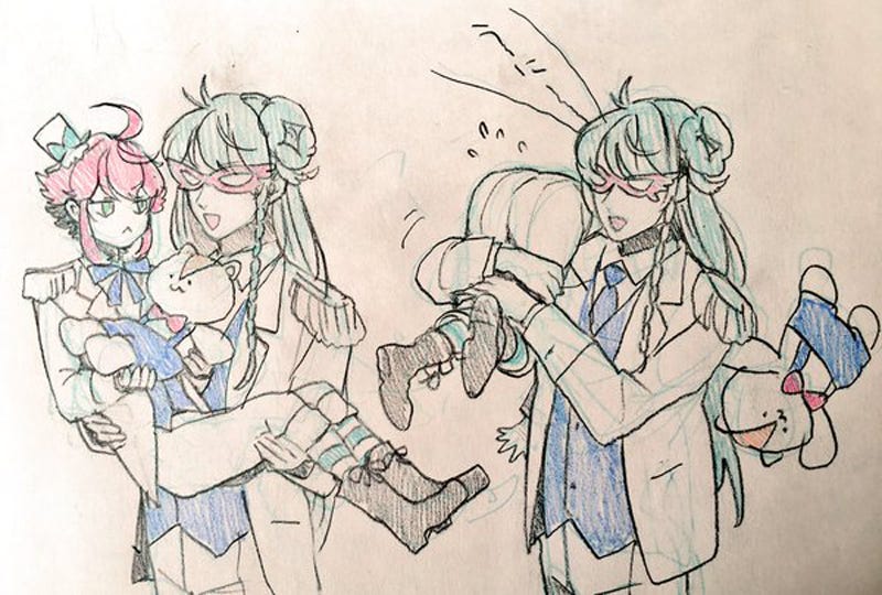 Illustration for article titled Anime Trope: People Getting Carried Like Rice Bags
