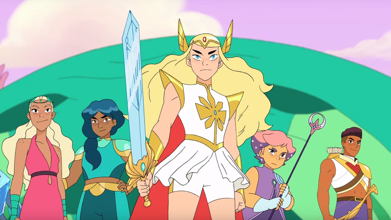 She-Ra and the heroes of the Princess Alliance.