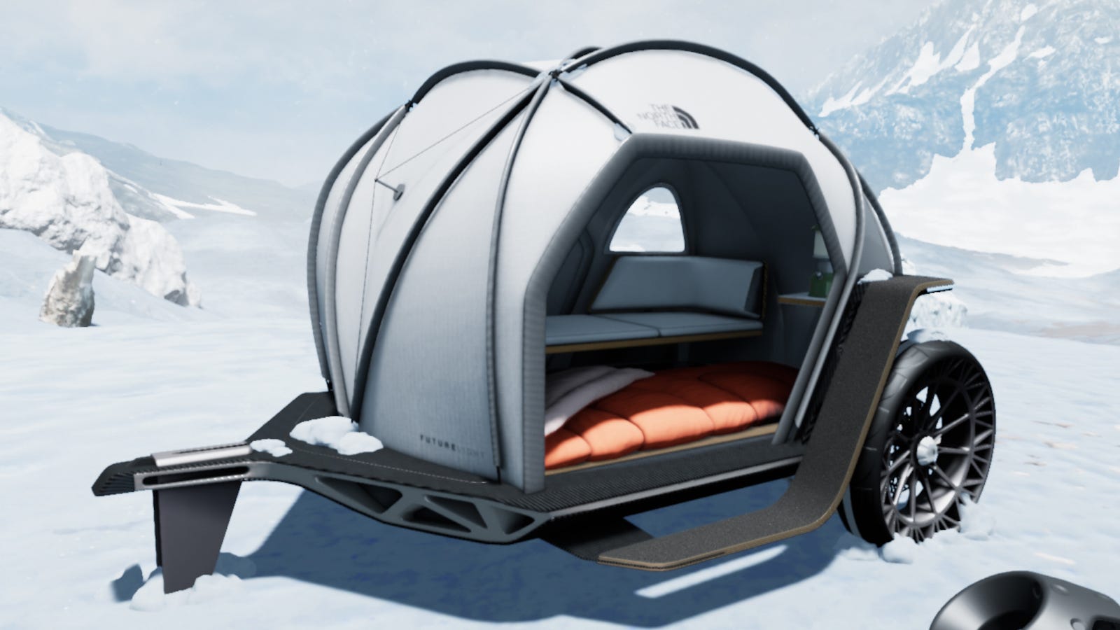 Bmw Teamed With The North Face To Make A Tent With Tweels