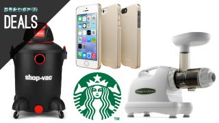 Illustration for article titled Deals: The Best Juicer at the Best Price, Half Price Starbucks