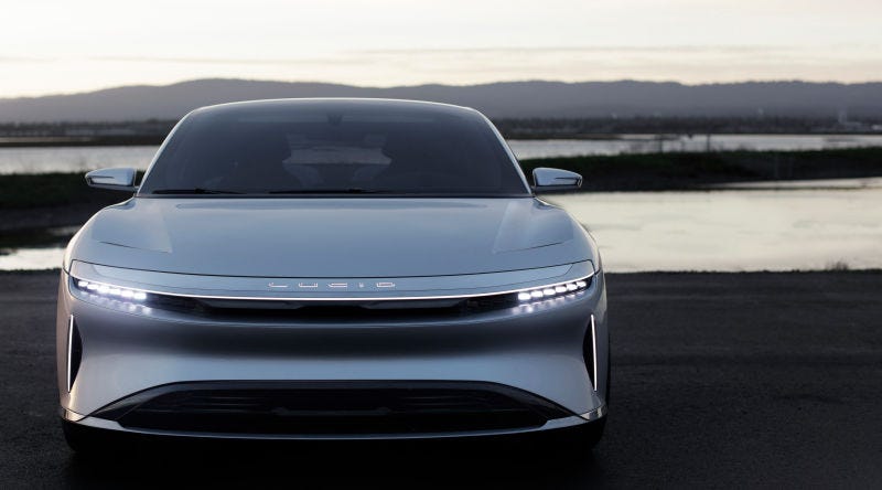 Illustration for article titled Lucid Motors Air