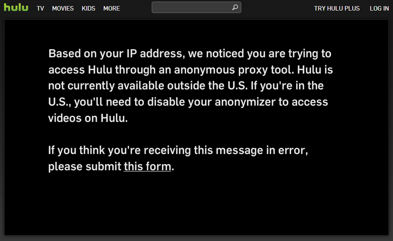 Illustration for article titled Hulu is Blocking VPNs