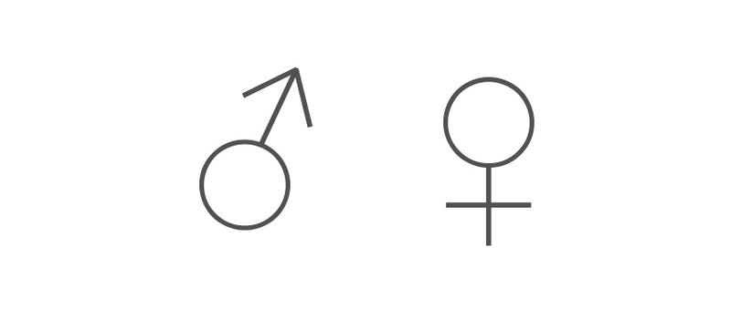 meaning symbol girl of Symbols the Male and Came Female Where From