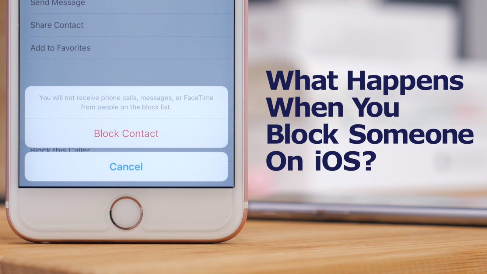 What Actually Happens When You Block Someone on Your iPhone