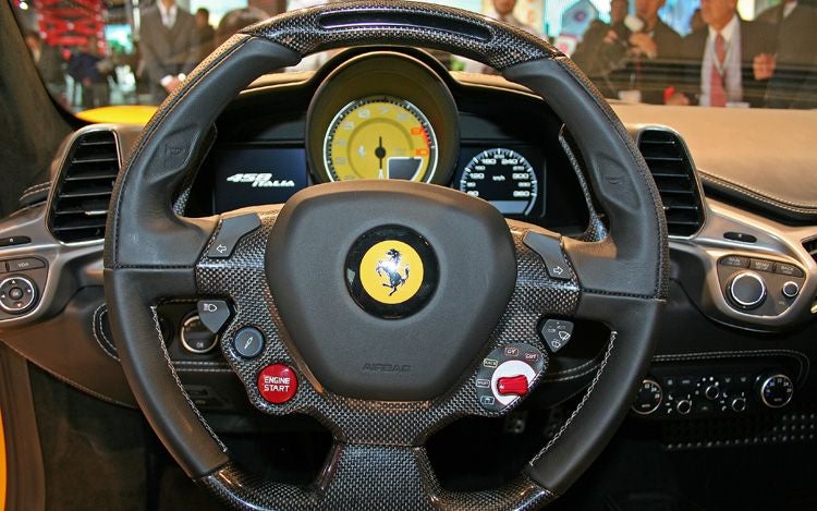 The Ferrari 458 Steering Wheel