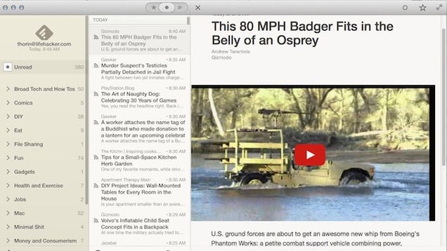 Public Beta Of Reeder 2 Rss Client For Mac