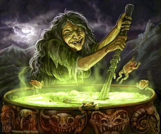 Illustration for article titled Double, double toil and trouble fire burn and CAHers bubble.