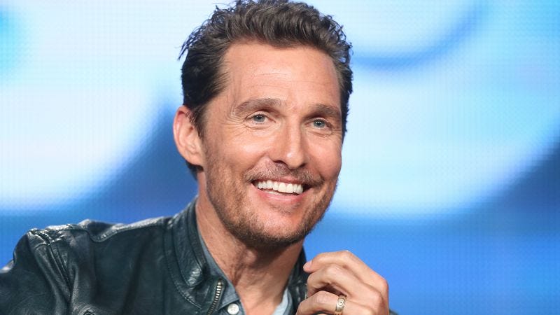 Pictured: Matthew McConaughey's non-villainous mug (Photo: Getty Images)