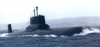 Illustration for article titled The Massive Soviet Sub That Inspired 'Hunt For Red October'