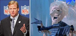 Illustration for article titled Roger Goodell Fiercely Guards His Snow Domain