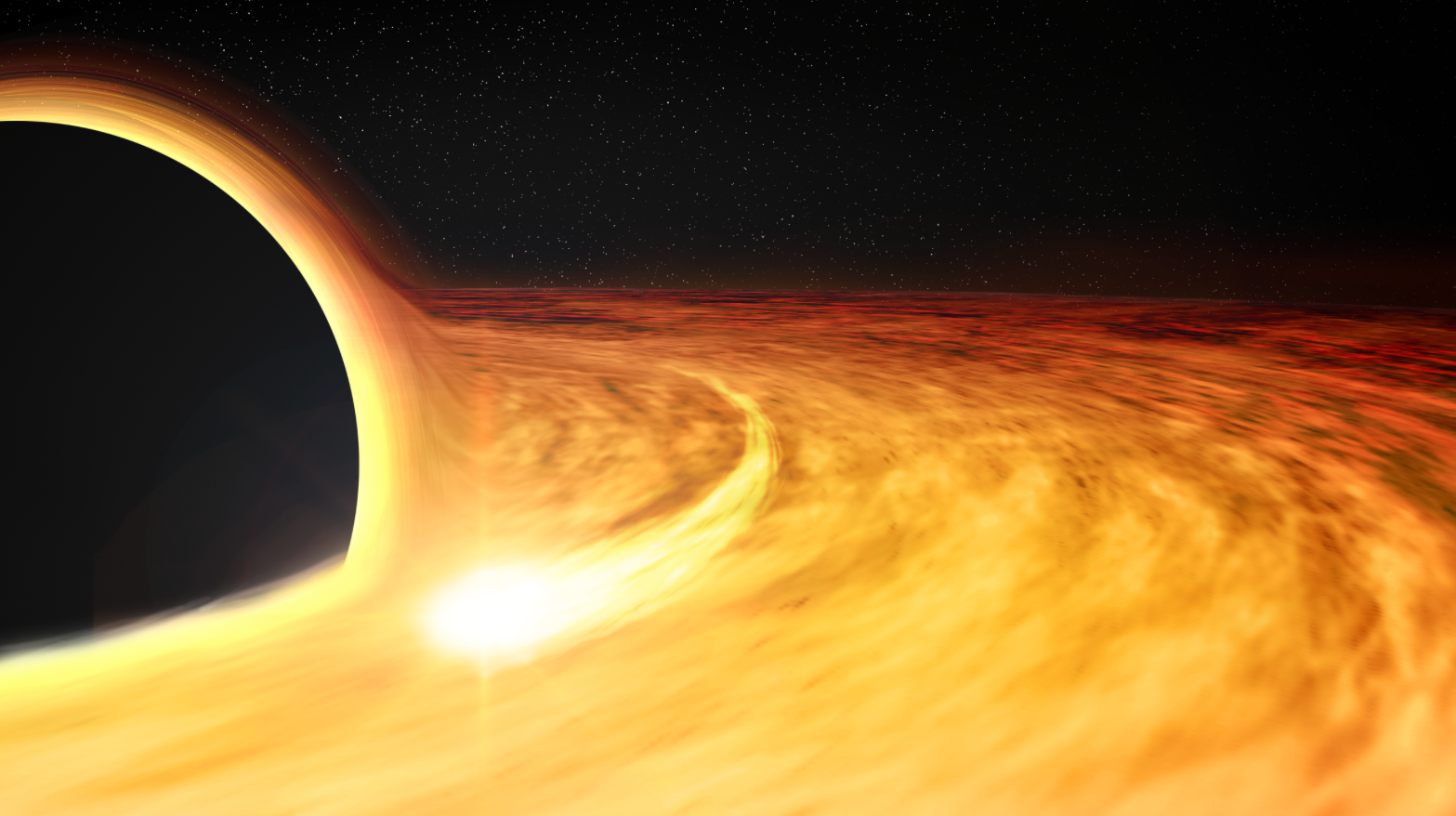 A Star Fell Into a Black Hole, Revealing Its Super-Fast Spin