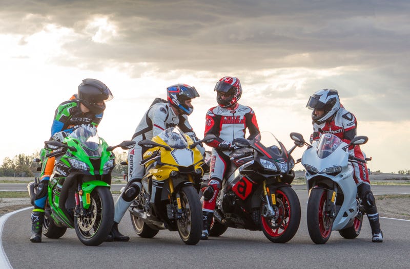 Illustration for article titled Cycle World’s 2016 Superbike Comparison Test - The Video