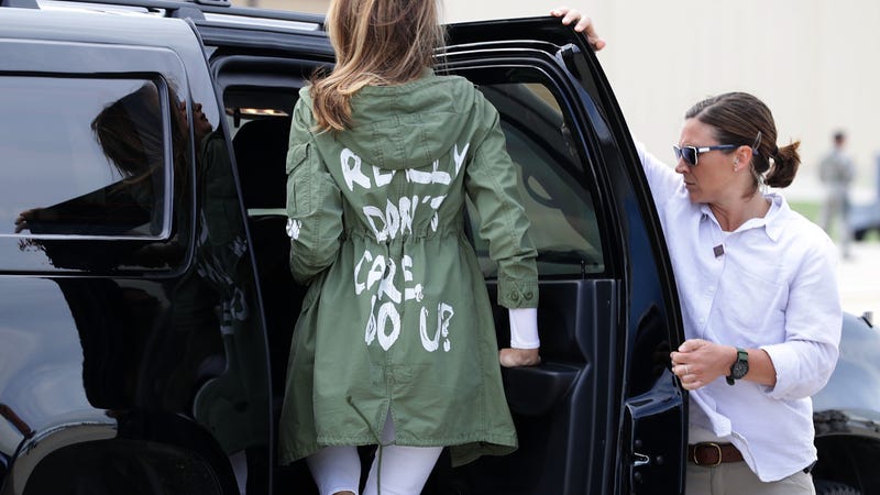 Illustration for article titled Melania Explains the Jacket