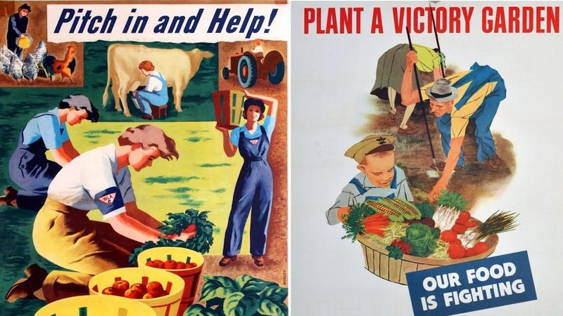 Illustration for article titled These Vintage Food Propaganda Posters Will Make You Look Differently at Your Lunch