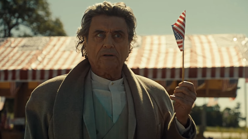 Ian McShane as Mr. Wednesday.