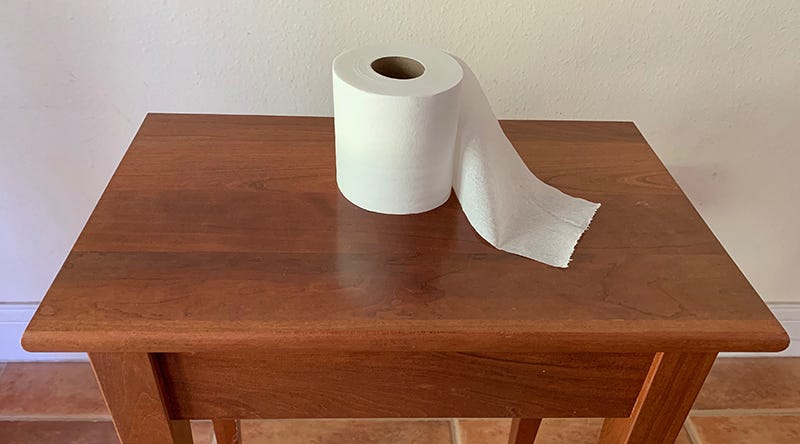 How much toilet paper do you need for a hurricane?