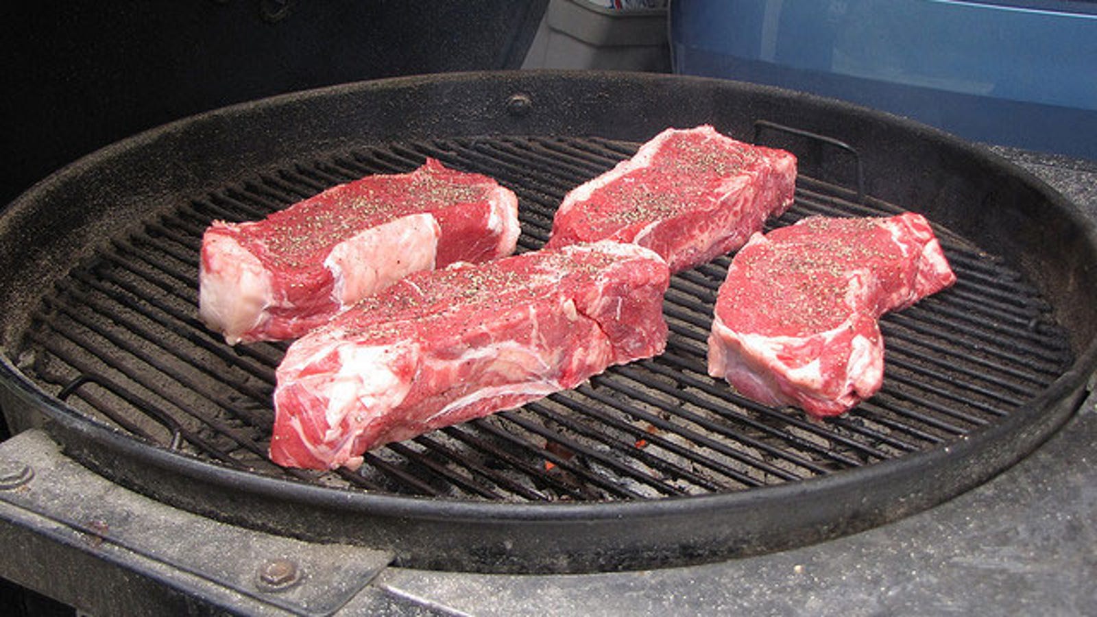 Grill Thick Steaks Perfectly by Starting at a Low Heat